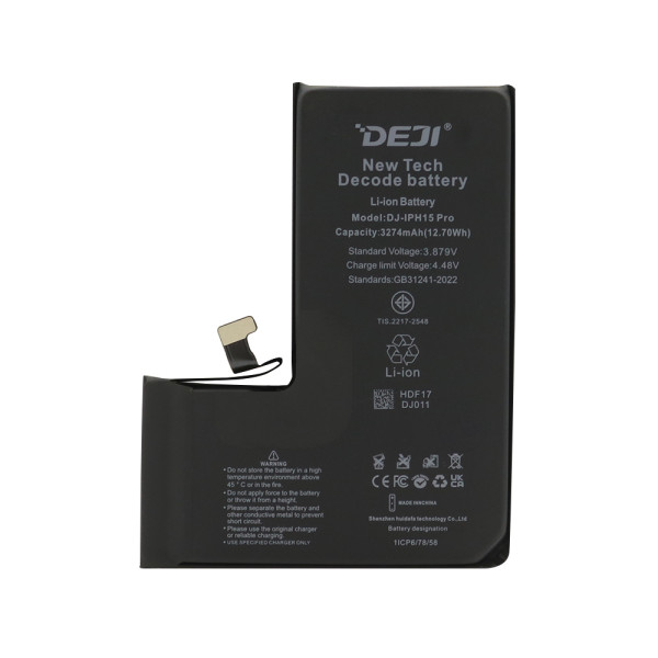 Baterija za Iphone 15 Pro (6.1) 3274mAh Decode Deji
