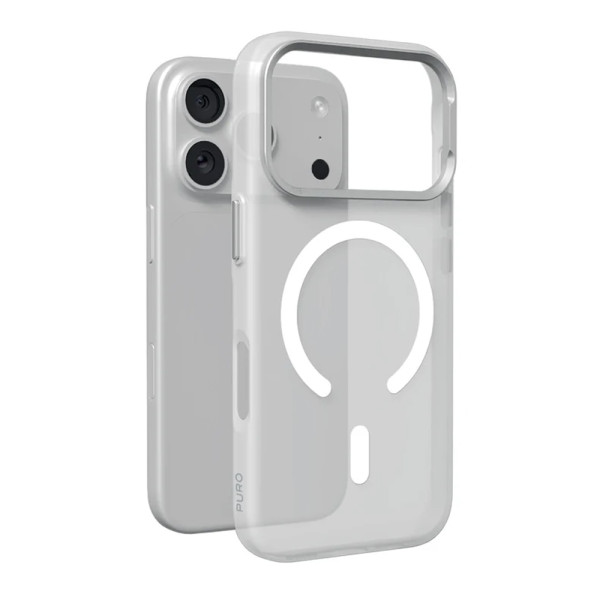 Futrola PURO LIGHTFEEL MAGSAFE za iPhone 17 Pro (6.3)/iPhone 18 Pro (6.3) srebrna
