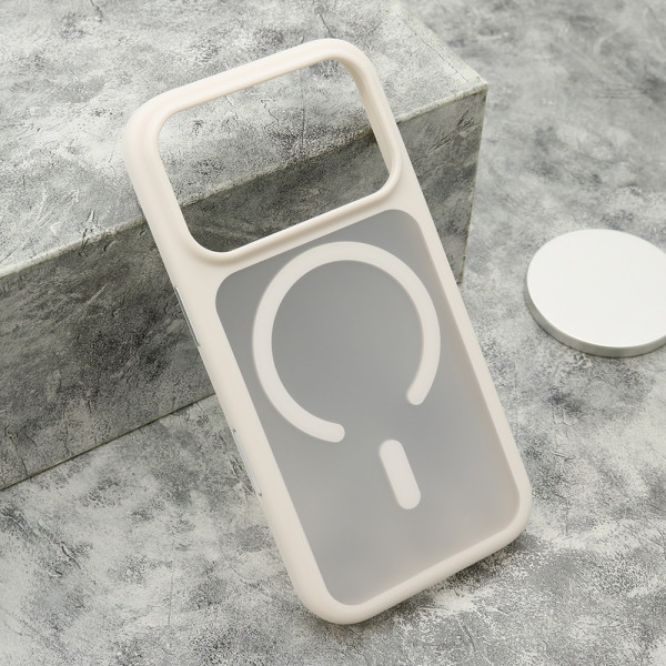 Futrola SHADOW MagSafe za iPhone 17 Pro (6.3)/iPhone 18 Pro (6.3) bela (big camera)