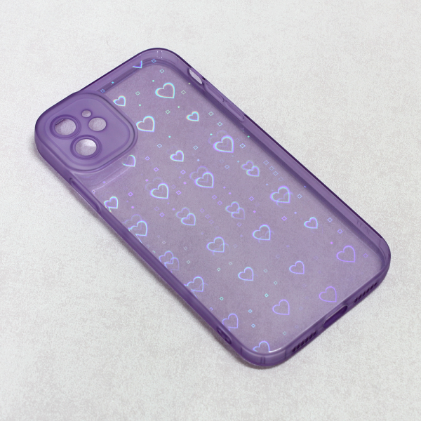 Torbica Heart Color IMD za iPhone 11 6.1 ljubicasta