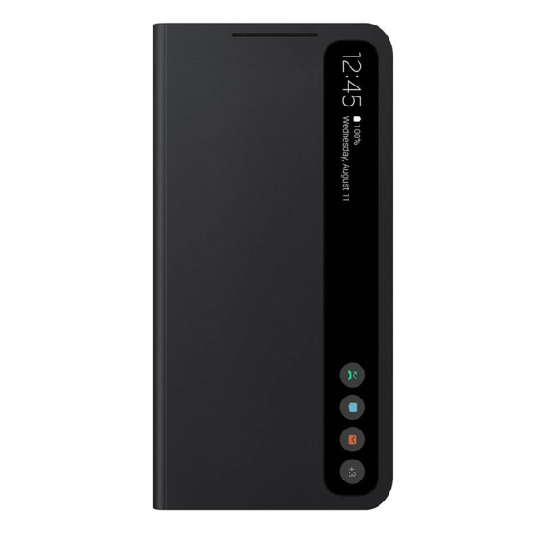 Samsung torbica Clear View za za G990 Galaxy S21 FE crna (EF-ZG990-CBE)