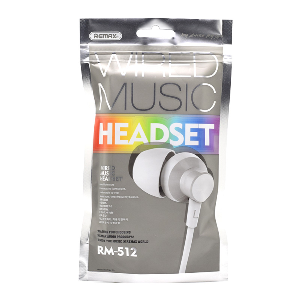 Slusalice Remax RM-512 srebrne