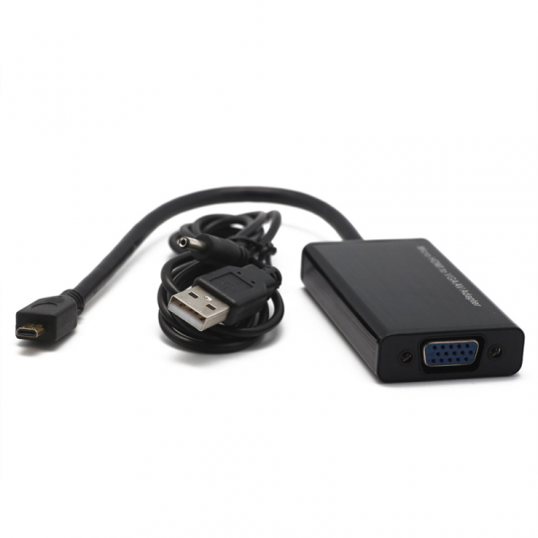 Micro HDMI to VGA AV Adapter