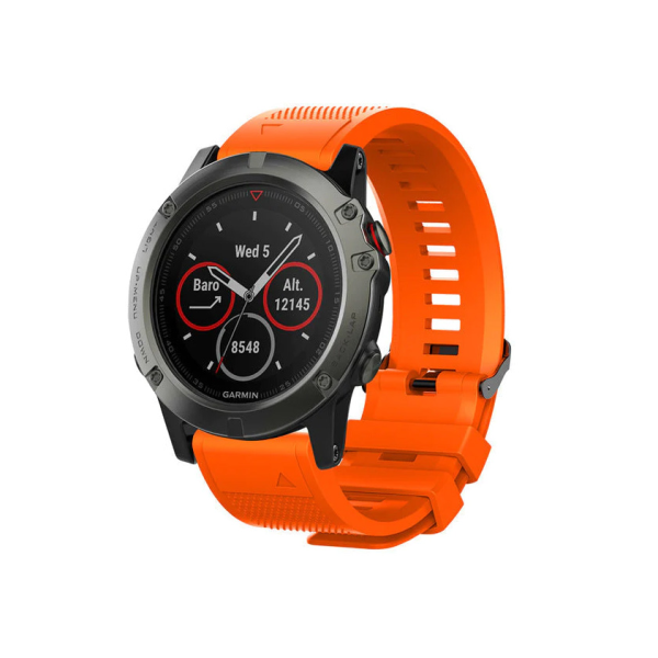 Narukvica sporty za Garmin Fenix 3/5X/6X smart watch 26mm narandzasta