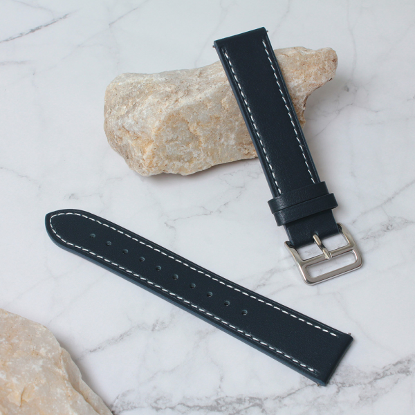 Narukvica kozna klasik za smart watch Samsung 4, 5 20mm teget