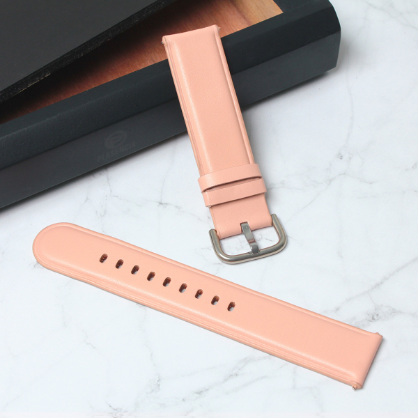 Narukvica kozna za smart watch Samsung 4, 5 20mm roze