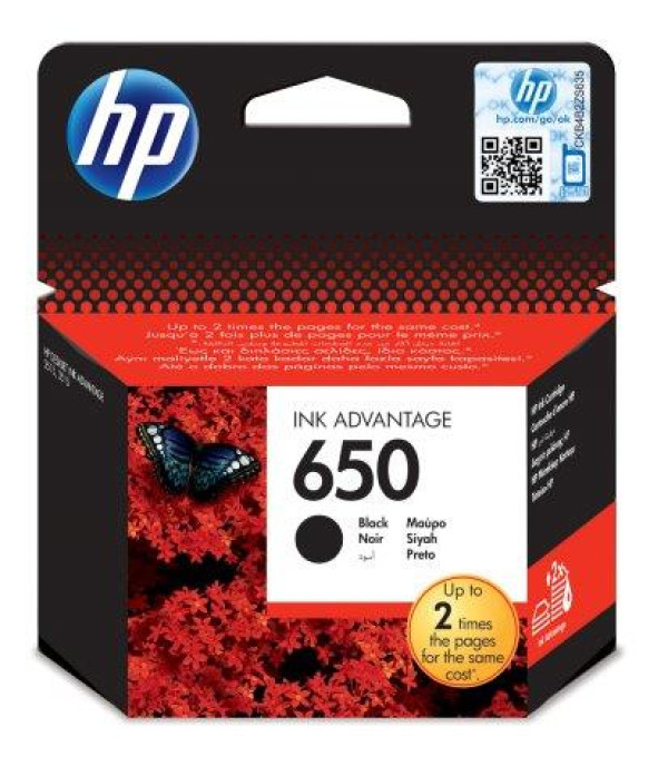 Kertridž HP 650crna
