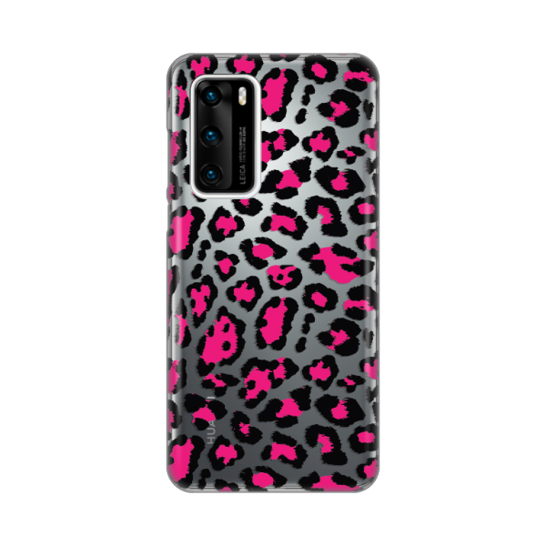 Torbica Silikonska Print Skin za Huawei P40 Pink Jungle