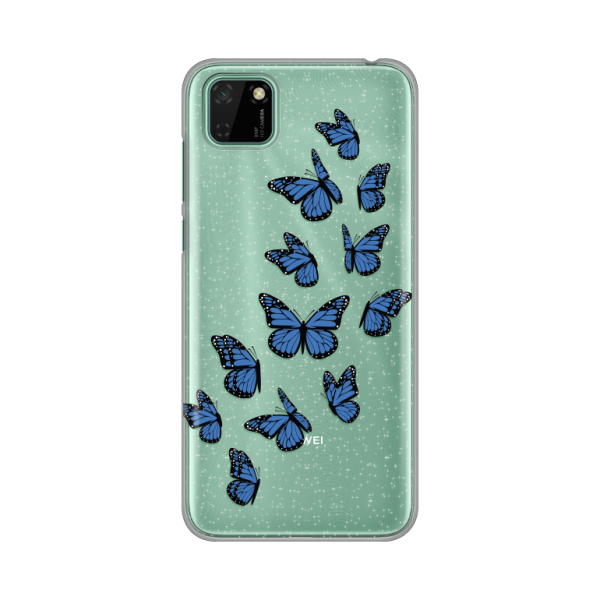 Torbica Silikonska Print Skin Diamond za Huawei Y5p/Honor 9S  Blue Butterflies