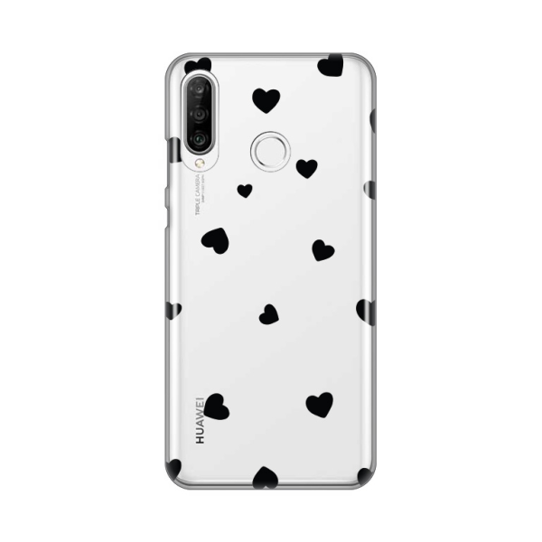 Torbica Silikonska Print Skin za Huawei P30 Lite Hearts
