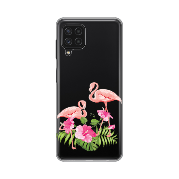 Torbica Silikonska Print Skin za Samsung A225 Galaxy A22 4G Flamingo