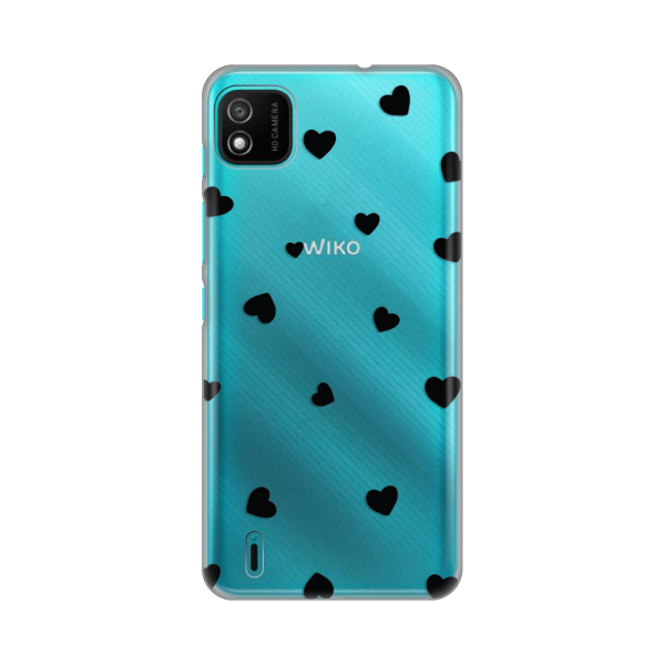 Torbica Silikonska Print Skin za Wiko Y62 Hearts