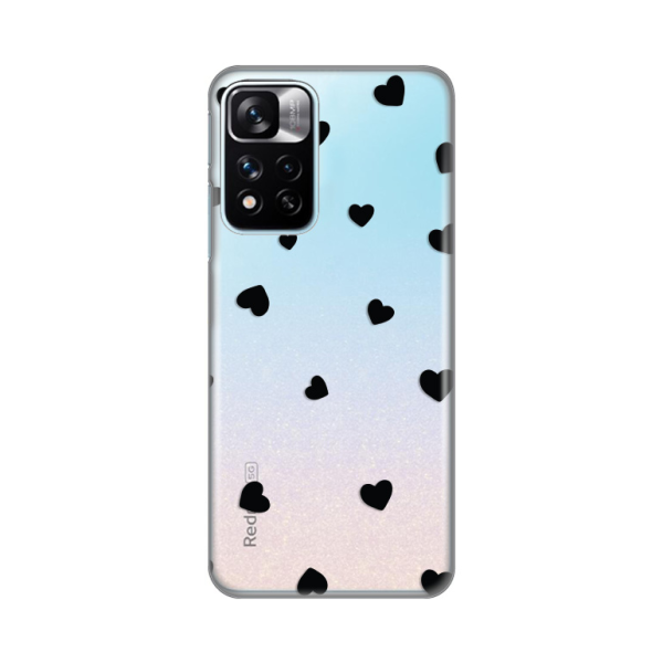 Torbica Silikonska Print Skin za Xiaomi Redmi Note 11 Pro Plus/Poco X4 NFC Heart