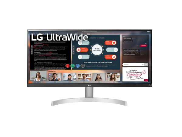 Monitor LG 29WN600-W 29''/IPS,21:9/2560X1080/75Hz/5ms GtG/HDMIx2,DP/Freesync/VESA/zvučnici/crna