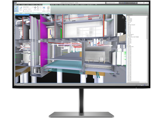 Monitor HP Z24u 24'' IPS 1920x1200 60Hz 5ms HDMI,DP, 4 USB-A, USB-C dock,RJ45 VESA pivot,visina 3g