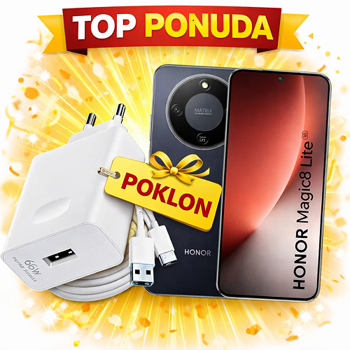 Akcija Honor Magic 8 Lite 8GB/256GB Crna + POKLON