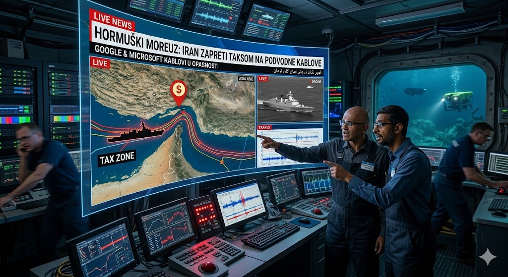 Iran želi kontrolu nad podvodnim internet kablovima