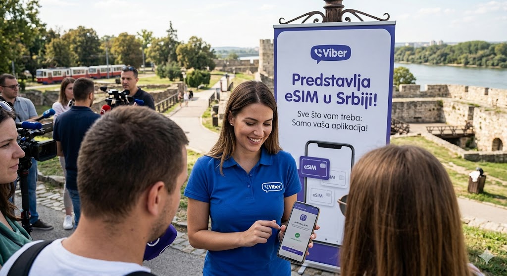 Viber predstavio  u Srbiji uslugu eSIM