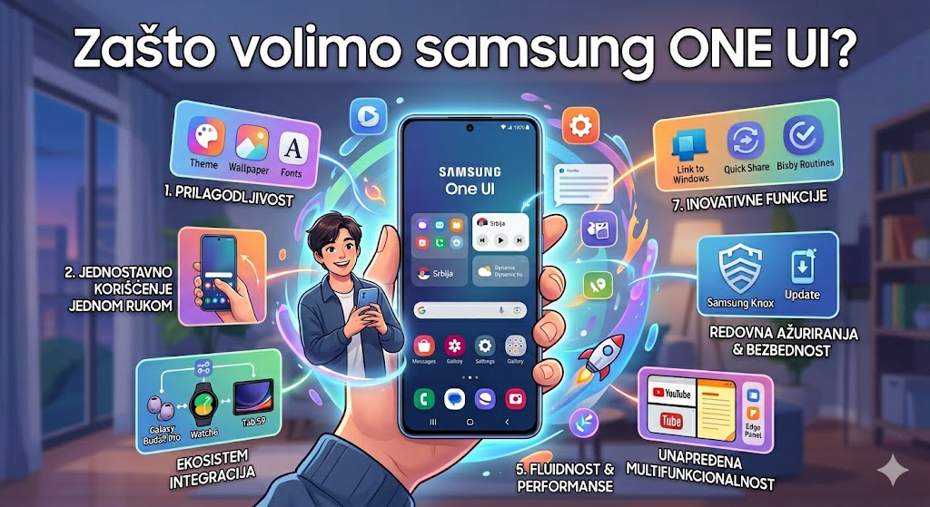 Zašto se voli Samsung One UI..